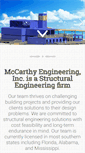 Mobile Screenshot of mccarthyengineers.com